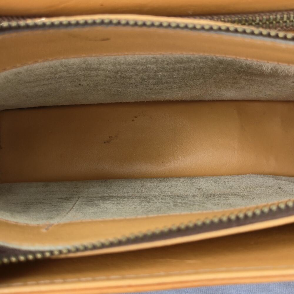 Vintage Curiosidades Mexicanas de Monterrey Hand Tooled Leather Bag Aztec Sun - Picture 9 of 13